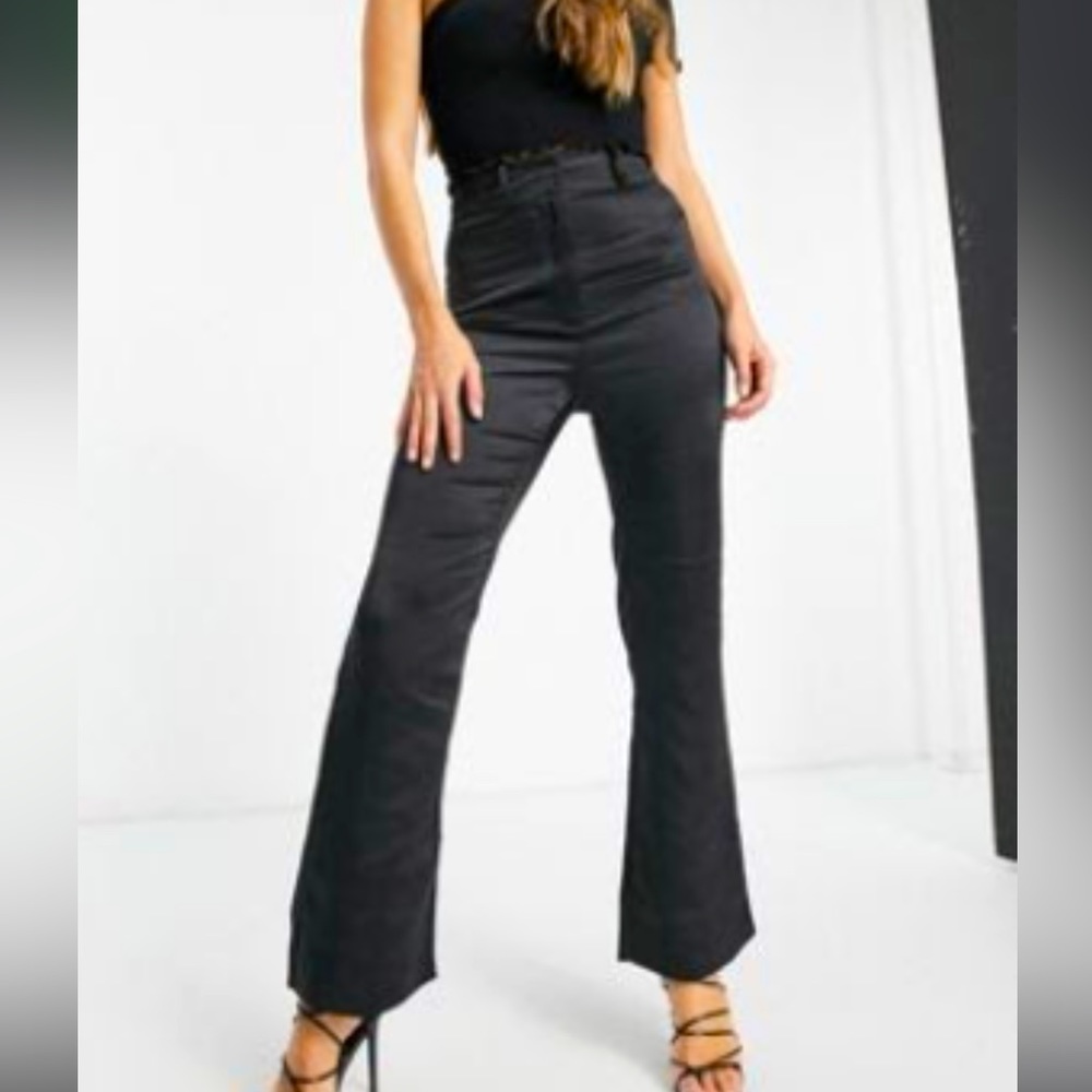 4th + Reckless Satin Flare Pants